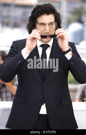 Adam Driver bei der "Paterson" Fototermin während der 69. Cannes Film-Festival am Palais des Festivals im 16. Mai 2015 | Nutzung weltweit/Picture alliance Stockfoto