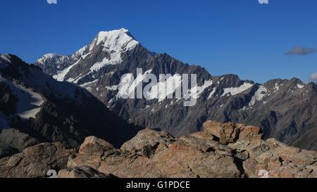 Höchster Berg in Neuseeland. Mt. Cook. Stockfoto