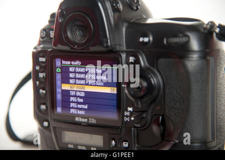 Nikon D3S DSLR Digitalkamera Berufsverband Stockfoto
