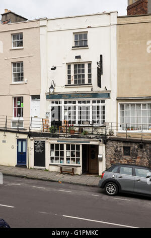 Um Bristol Stadt England UK Fallgatter Pub Clifton Stockfoto