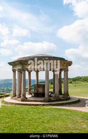 Das Inglis Denkmal auf den North Downs über Reigate, Surrey. Stockfoto