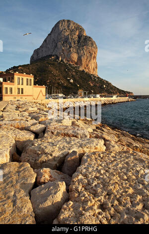 Natürlicher Park des Penyal d'Ifac. Calp. Alicante. Stockfoto