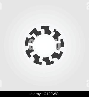 Vektor Sonnensymbol Stock Vektor