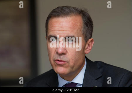 Mark Carney Gouverneur der Bank of England. Stockfoto