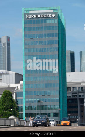 Nürnberger Versicherung, Neue Mainzer Straße, Frankfurt am Main, Hessen, Deutschland / Nürnberger Stockfoto