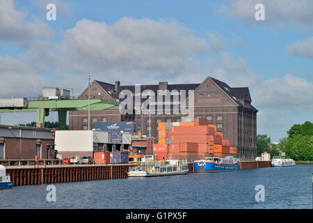 Lagerhaus, Behala, Westhafen, Berlin, Deutschland Stockfoto