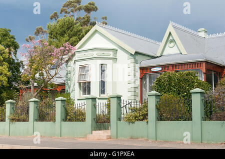 UNIONDALE, Südafrika - 5. März 2016: ein Alter Privathaus in einem historischen Altbau in Uniondale Stockfoto