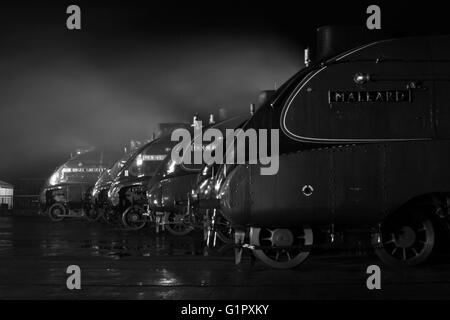 Die große Versammlung zur Fortbewegung Shildon Februar 2014 Stockfoto