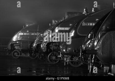 Die große Versammlung zur Fortbewegung Shildon Februar 2014 Stockfoto