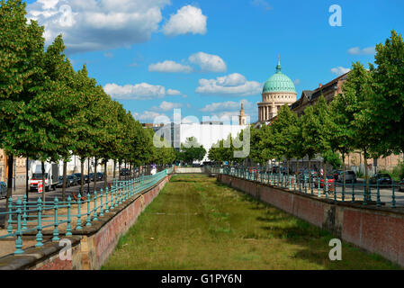 Stadtkanal, Yorckstrasse, Potsdam, Brandenburg, Deutschland Stockfoto