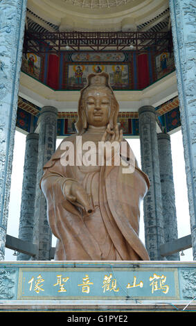 Kuan Yin Statue, Tempel Kek Lok Si, Penang, Malaysia Stockfoto