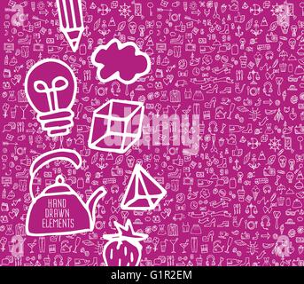 Hand gezeichnet Vektor-illustration Stock Vektor