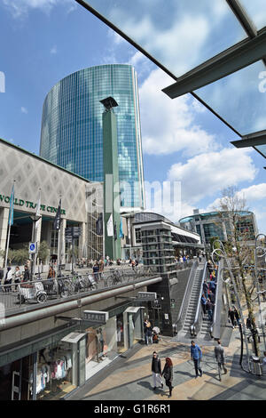 Einkaufszentrum Beurstraverse (Koopgoot) Beursplein Coolsingel Rotterdam (World Trade Center-Geschäft) Niederlande Niederlande Stockfoto