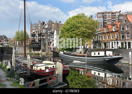 Im Juli 1620 reiste Speedwell Delfshaven an Mayflower Rotterdamer Hafen Hafen Stockfoto