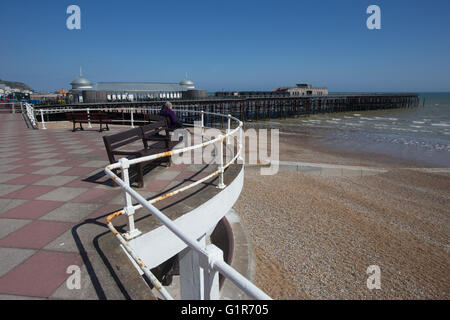 Hastings Küste East Sussex England UK Europe Stockfoto