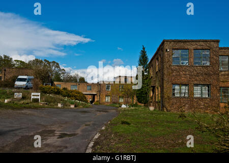 Außendarstellung des geschlossenen Linford Park Pflegeheim, Hampshire, UK Stockfoto