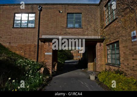 Außendarstellung des geschlossenen Linford Park Pflegeheim, Hampshire, UK Stockfoto