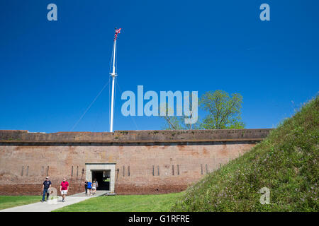 Savannah, Georgia - Fort Pulaski National Monument. Stockfoto