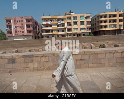 Die Seitenstraßen von Luxor, Ägypten Stockfoto