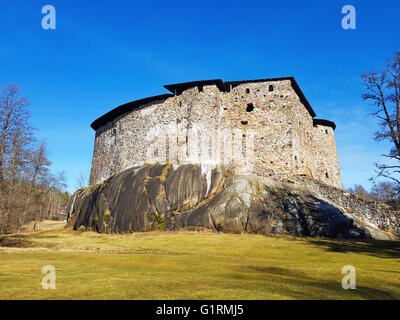 Ruinen der Burg Raseborg, in Snappertuna, Raseborg, Finnland Stockfoto