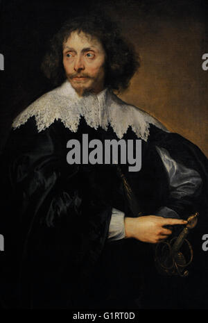 Anthony Van Dyck (1599-1641). Flämischen Barock Maler. Sir William Chaloner. Öl auf Leinwand. Die Eremitage. Sankt Petersburg. Russland. Stockfoto