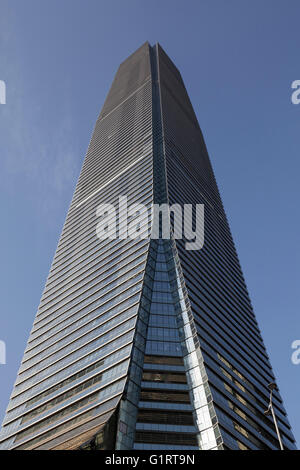 Wolkenkratzer International Commerce Centre, ICC, Union Square, West Kowloon, Hong Kong, China Stockfoto