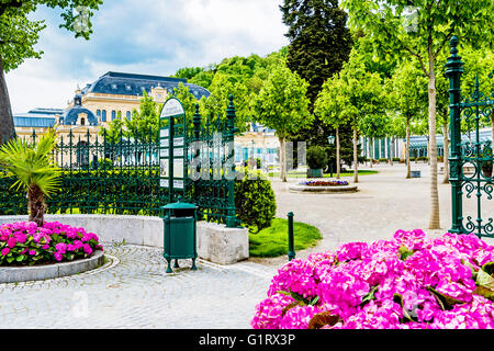 Kurpark Und Spielcasino in Baden Bei Wien; Casino in Baden bei Wien Stockfoto