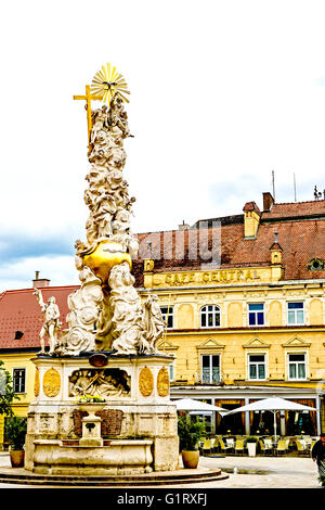 Baden bei Wien, Marktplatz Stockfoto