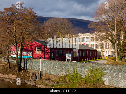 Cumberland Bleistift Museum in Keswick Cumbria Lake District England Großbritannien, die im Jahr 2001 eröffnet und umfasst weltweit größten Bleistift Stockfoto