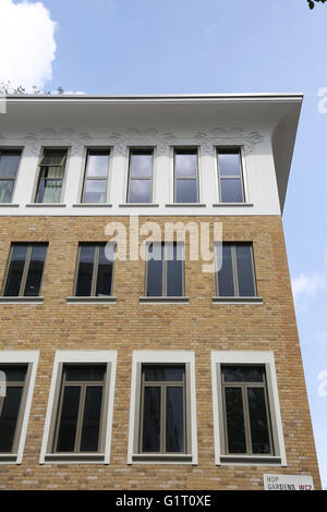 Hop House im Londoner Covent Garden. Ein Bürogebäude der 1980er Jahre in Luxus-Appartements, die unter anderem eine neue Penthouse-Erweiterung umgewandelt Stockfoto