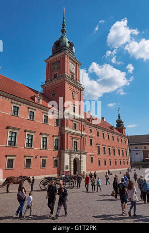 Das Königsschloss in Warschau, Polen Stockfoto