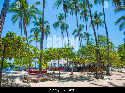 Tropischer Strand in Tortuga Insel, Costa Rica Stockfoto