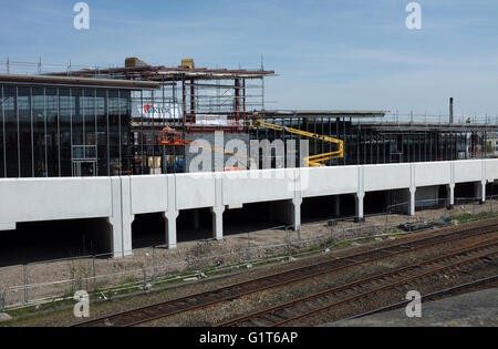 Bolton Interchange Busbahnhof im Bau in Bolton Lancashire, Greater Manchester Stockfoto