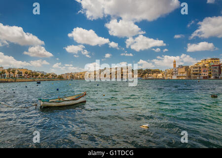 Marsaskala Resort auf der Insel Malta im Mittelmeer Stockfoto