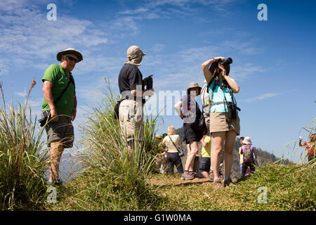 Sri Lanka, Ella, Touristen auf Little Adams Peak, Sri Pada Stockfoto