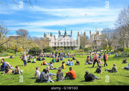 Royal Pavilion Gardens, Brighton, East Sussex, England, UK Stockfoto