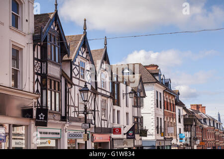 Geschäfte in Pride Hill Shopping Centre, Shrewsbury, Shropshire, England, UK Stockfoto