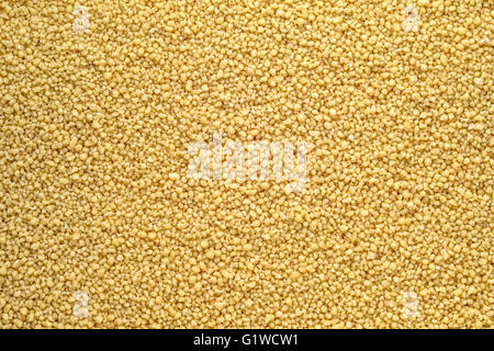 rohen Couscous Hintergrund Textur closeup Stockfoto