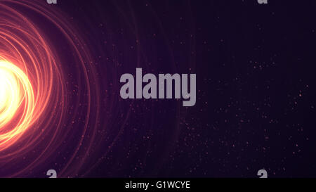 Futuristische dynamischer Glow Stockfoto