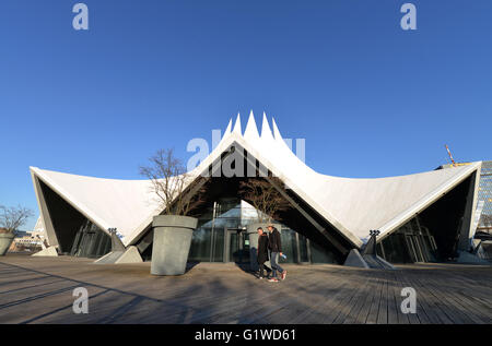 Tempodrom, Moeckernstrasse, Kreuzberg, Berlin, Deutschland Stockfoto