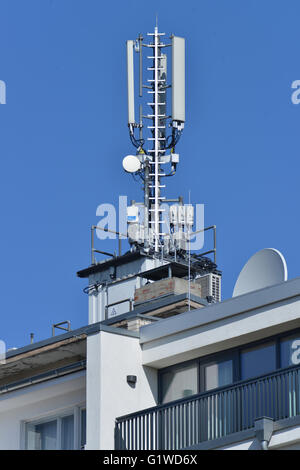 Mobilfunkantenne, Bundesallee, Wilmersdorf, Berlin, Deutschland Stockfoto