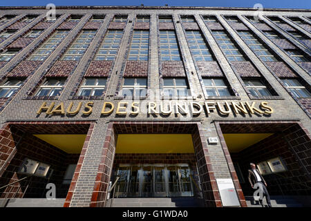 Haus des Rundfunks, Masurenallee, Westend, Berlin, Deutschland Stockfoto