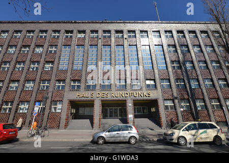 Haus des Rundfunks, Masurenallee, Westend, Berlin, Deutschland Stockfoto