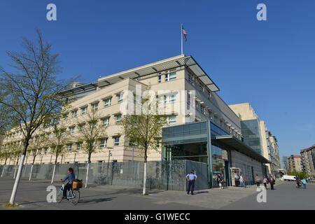 U.S.-Medien, Ebertstraße, Mitte, Berlin, Deutschland Stockfoto