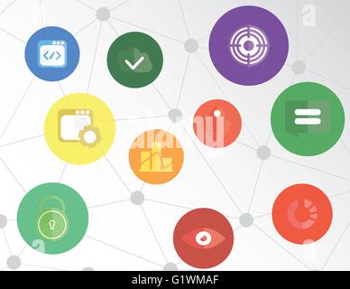 Infografik-Vektor-Illustration. eignet sich für Workflow-Layout, Banner, Diagramm, Optionen, Optionen verstärken, web-Design. Stock Vektor