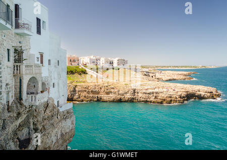 Apulien, Polignano a Mare Stockfoto