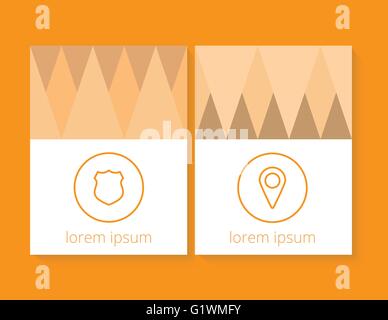 Eine Reihe von Bannern, moderne Vektor Stock Vektor