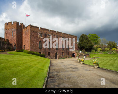 Burg von Shrewsbury, Shropshire, UK. Stockfoto