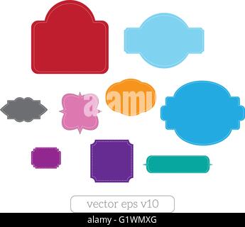 Viktorianischen Schmuck Bilderrahmen in Vektor Stock Vektor