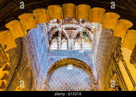 Kuppel der königlichen Kapelle Capilla Real. Moschee-Kathedrale von Córdoba, Andalusien, Spanien, Europa Stockfoto